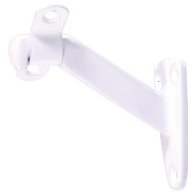 Handrail Bracket - Heavy Duty - White 1Pk Hillman Shelf Brackets 851536