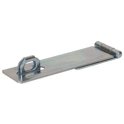 3-1/2 Fixed Staple Safety Hasps, Zinc Plated Hillman Misc Cabinet Hardware