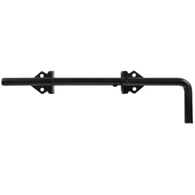 Hillman 1/2" X 12" Cane Bolt Non-adjustable Throw, Black Finish, Model 851369