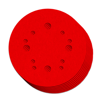 Diablo DCD050ASTH15G Sanding Disc Pack, 5 in Dia, 60, 80, 100, 120, 220 Grit, Coarse, Medium, Ultra Fine, PSA Backing