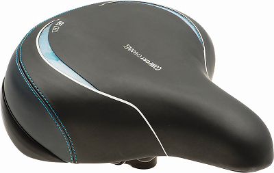 Wide Comfort Bike Seat, Gel Inserts