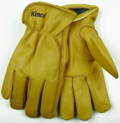Kinco 98RL-XL Cowhide Leather Driver Gloves, Lined, Men's XL