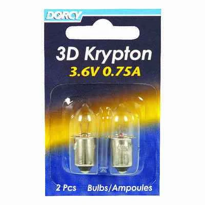 Flashlight Bulbs, 3D Kypton, 2-Pk.
