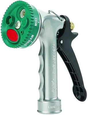 Gilmour 1065665 Select-A-Spray Metal Hose Nozzle, 7 Patterns