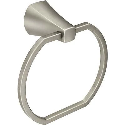 Lindor Towel Ring, Spot-Resistant Brushed Nickel