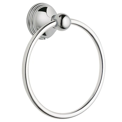 Moen DN8486CH Preston Chrome Towel Ring, 6-1/4 In. Diameter