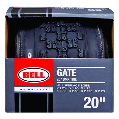 20-Inch Black BMX Bike Tire