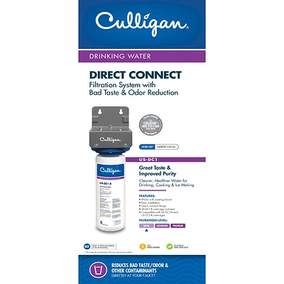 Culligan US-DC1 Under-Sink Direct-Connect Water Filter System, 2000 Gal