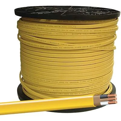 Non-Metallic Romex Sheathed Cable With Ground, 12/2, 400 Ft.
