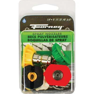 Forney Soap Nozzle, 40 Deg, 1/4 In, 4.5mm, 4000 PSI