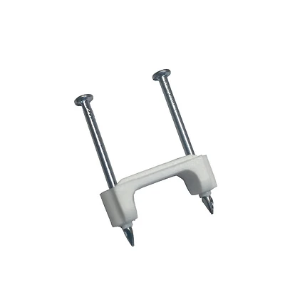 Plastic NM Cable Staples, .5-In., 100-Pk.