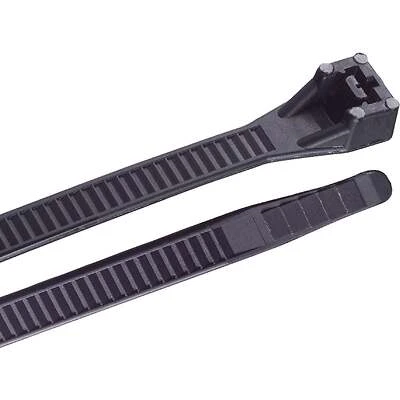 Gardner Bender 46-424UVB Cable Ties, Black Nylon, 24 In., 50-Pk.