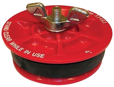 Oatey Gripper Test Plug, 4 In, ABS