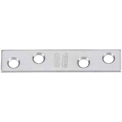 National Hardware N348-367 Mending Brace, Stainless Steel, 3 x 5/8 In.