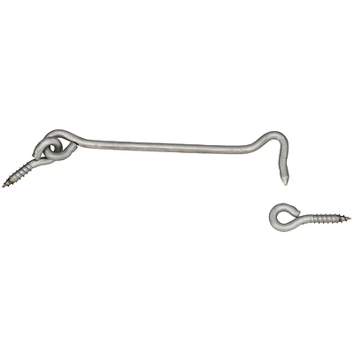 National Hardware N348-425 Hook and Eye, Stainless Steel, 6 In.