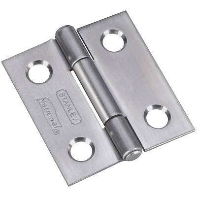 1-1/2 In. Stainless Steel Narrow Tight Pin Light-Duty Hinge