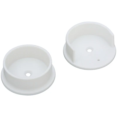 Closet Rod Pole Socket Set, Plastic, Pr.
