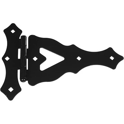 National Hardware N179-200 T-Hinge, Black, 10 In., 40 Lb Capacity
