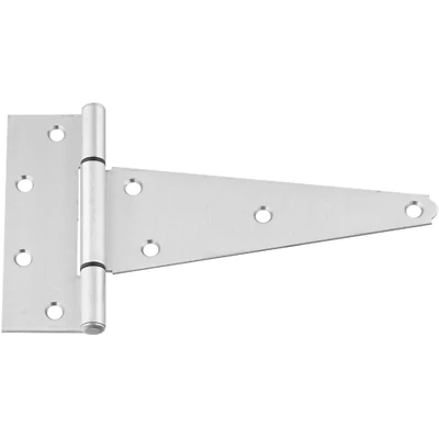 Gate T-Hinge, Extra Heavy Duty, Stainless Steel, 8 In.