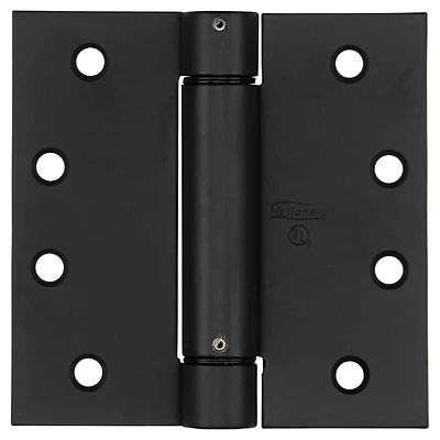 Spring Door Hinge, Adjustable, Bronze, 4 In.