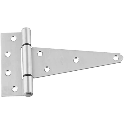 National Hardware N342-519 T-Hinge, Stainless Steel, Fixed Pin, 6 In.