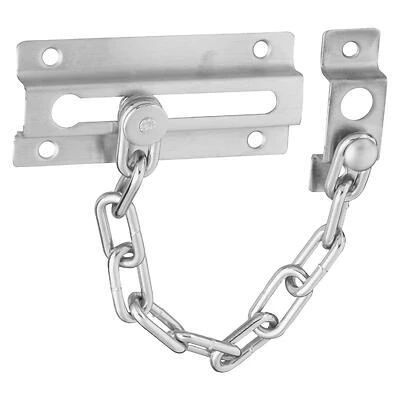 National Hardware N274-407 Door Chain, Zinc, Satin Chrome