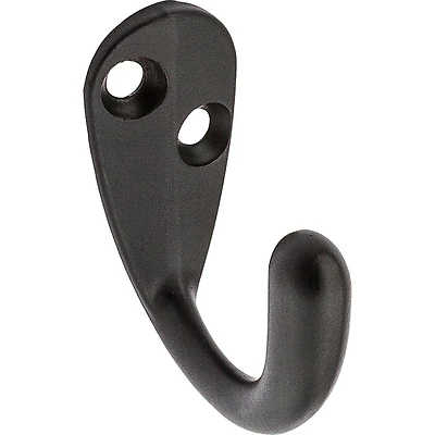 National Hardware N330-795 Clothes Hook, Single Prong, Oil-Rubbed Bronze, 35 Lb.