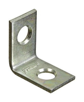 Corner Brace, Zinc, 3/4 x 1/2 In.