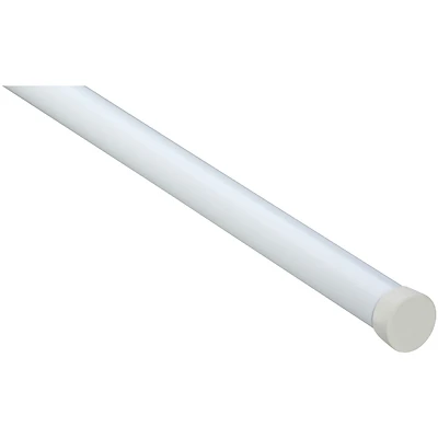 Steel Closet Rod, White, 6 Ft.