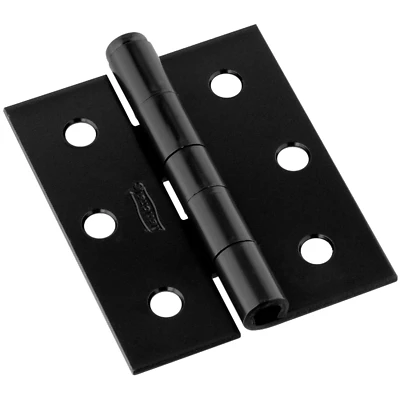 National Hardware N115-451 Screen & Storm Door Hinge, Black, 3 In, 2-Pk