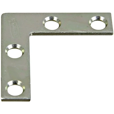 National Hardware N266-460 Corner Brace, Zinc, 1-1/2 In.