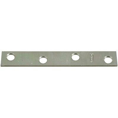 National Hardware N272-732 Mending Plate, Zinc-Plated Steel, 4 x 5/8 In.