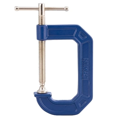 Irwin 225103ZR Quick-Grip C-Clamp, 3 In. Max Opening, Cast Iron