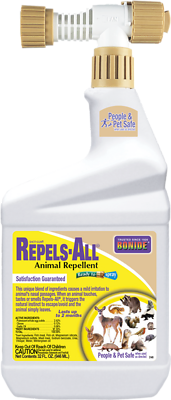 Repels-all Animal Repellent Liquid, 32 Oz Hose-end Spray For Most Animal Types