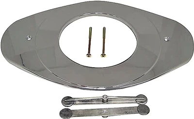 Single Lever Chrome Finish Faucet Cover-up Plate For Remodeling