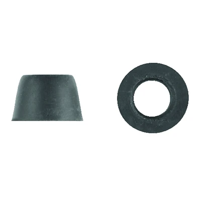 Danco 38802B Slip Joint Washer, 3/8 in. ID x 5/8 in. OD, Rubber, 5 Pk