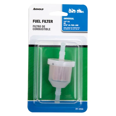 Arnold FF125A Fuel Filter, 30 Micron, 1/4 In. and 5/16 In.