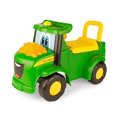 Tomy 47280 John Deere Johnny Tractor Ride-On Toy, Green/Yellow