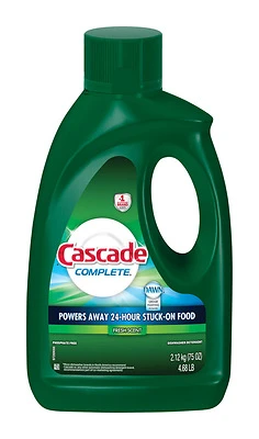 Automatic Dishwasher Detergent Gel, Fresh Scent, 75 oz.