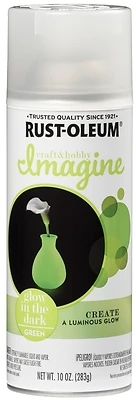 Imagine 10 Oz. Glow In The Dark Spray Paint, Model 353725, Pack Of 4