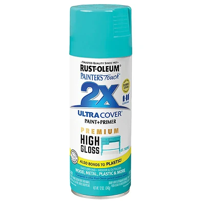 Painter's Touch 2X Premium High-Gloss Spray Paint, St. Tropez, 12-oz.
