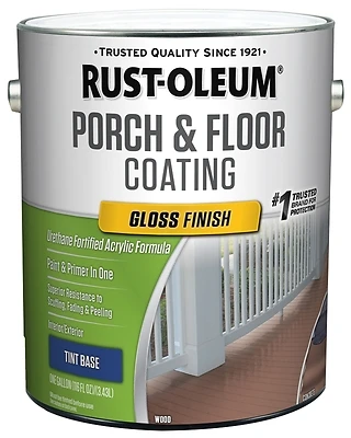 Porch & Floor Urethane Finish, Tint-Base Gloss, 1-Gallon