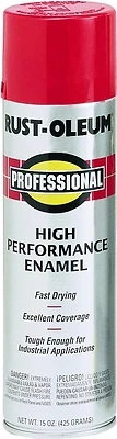 Rust-Oleum Professional Fast Dry Spray Enamel, Regal Red Gloss, 14-oz