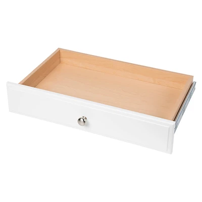 Deluxe Drawer 4 In. H X 24 In. W X 14 In. L, White, Model Rd04