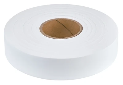 600 Ft. X 1 In. White Flagging Tape - Durable Plastic For Marking