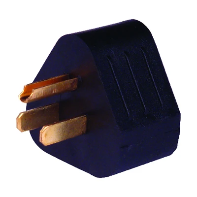 US Hardware RV-307C Adapter, 30 A Female, 15 A Male, 125 V, Male Plug, Female