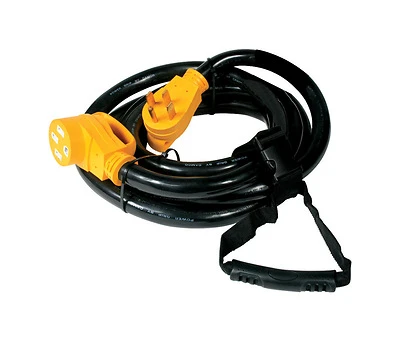 PowerGrip 55194 Extension Cord, 15 ft Cable, Male, Female, Black Jacket