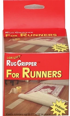 Lok-Lift 425R Rug Gripper Tape, 4 In. X 25 Ft., White
