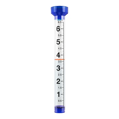 Technology Jumbo Rain Gauge 6 In. Capacity, 19.3 In. Height, Clear Plastic