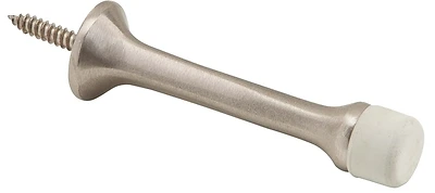 61mb15 Satin Nickel Solid Brass Base Door Stop With 3-1/8-inch Projection